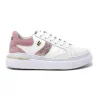 Donna Keys Sneakers Da Donna In Pelle K-6062 White Pink Gold