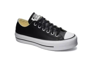 Donna Converse Sneakers Da Donna In Pelle Platform 561681C Black