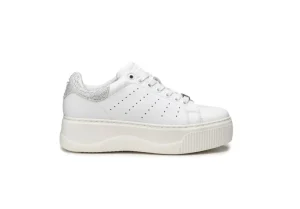 Donna Cult Sneakers Da Donna Platform In Pelle Clw316220 White