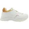 Donna Alviero Martini J Sneakers Da Donna Sportiva Casual 1161 White Geo Bei