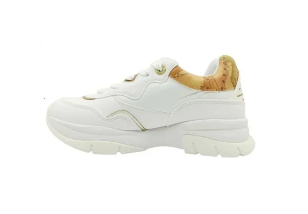 Donna Alviero Martini J Sneakers Da Donna Sportiva Casual 1161 White Geo Bei