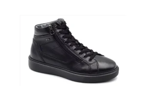 Uomo Nero Giardini Sneakers Da Uomo In Pelle I102221U 100 Nero