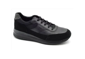 Uomo Geox Sneakers Da Uomo In Pelle Con Lacci U150Ga