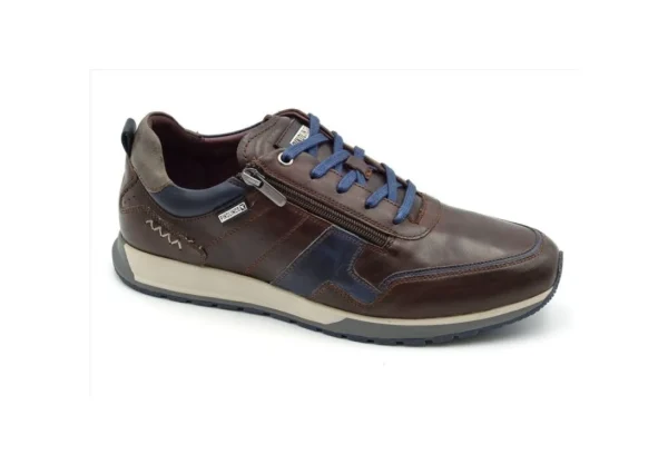 Uomo Pikolinos Sneakers Da Uomo In Pelle Cambil M5N-6010C1 Olmo