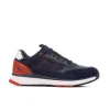 Uomo Geox Sneakers Da Uomo In Pelle U16Cra Navy Blu Rosso