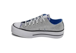 Donna Converse Sneakers Glitterata Platform 571674C Silver