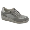 Donna Valleverde Sneakers In Camoscio E Tessuto 18153