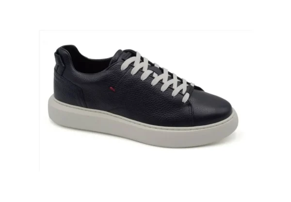 Uomo Ambitious Sneakers In Pelle Con Lacci 8321-4314Am Blu