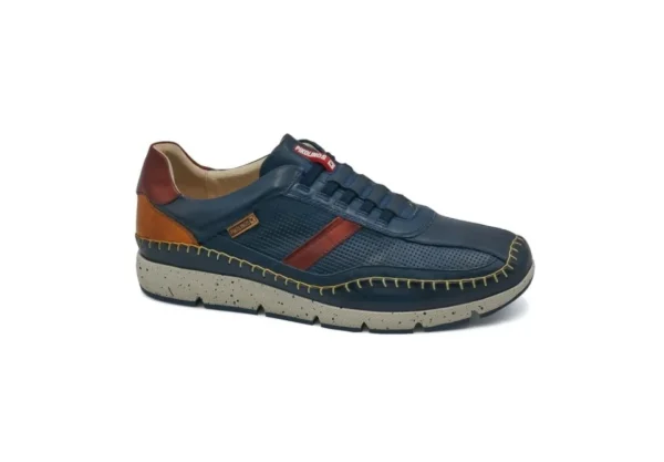 Uomo Pikolinos Sneakers In Pelle Con Lacci Elastici M4U-6046C1