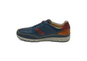 Uomo Pikolinos Sneakers In Pelle Con Lacci Elastici M4U-6046C1