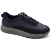 Uomo Geox Sneakers In Pelle Spherica U16Bye Navy