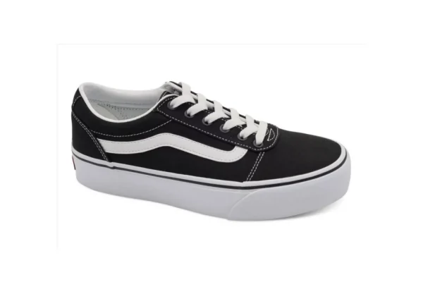 Donna Vans Sneakers In Tela Con Lacci Ward Platform Vn0A3Tlc1871