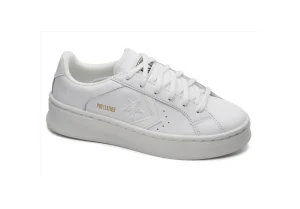 Donna Converse Sneakers Platform In Pelle Pro Leather 171561C White