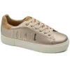 Donna Alviero Martini J Sneakers Platform In Similpelle 0985 Pale Pink Geo Beige