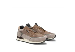 Uomo Docksteps Sneakers Scamosciate Casual Da Uomo Dsm634004 Taupe