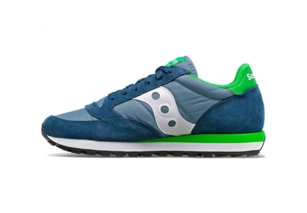 Uomo Saucony Sneakers Sportive Casual Da Uomo In Camoscio E Tessuto Jazz Or