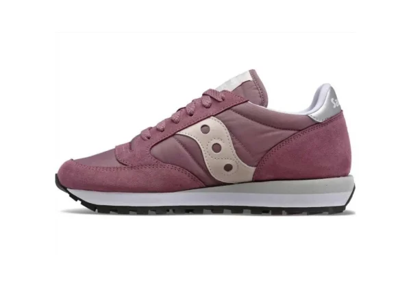 Donna Saucony Sneakers Sportive Da Donna Jazz Originals S1044-660 Plum Off White