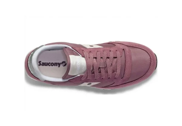 Donna Saucony Sneakers Sportive Da Donna Jazz Originals S1044-660 Plum Off White