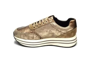 Donna Geox Sneakers Traspirante Con Platform D16Qha