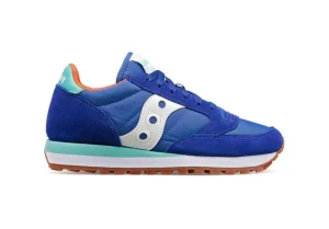 Donna Saucony Sneakers Unisex Sportive Jazz Original S1044-666 Blu White