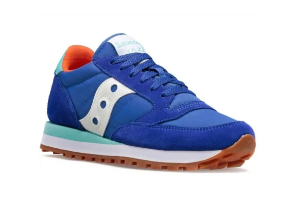 Donna Saucony Sneakers Unisex Sportive Jazz Original S1044-666 Blu White