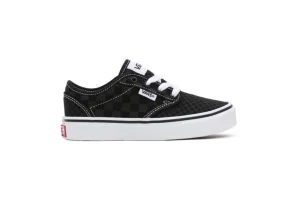 Donna Vans Sneakers Atwood A Scacchi Neri Grigi Unisex