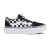 Donna Vans Sneakers Ward Platform A Scacchi Black White