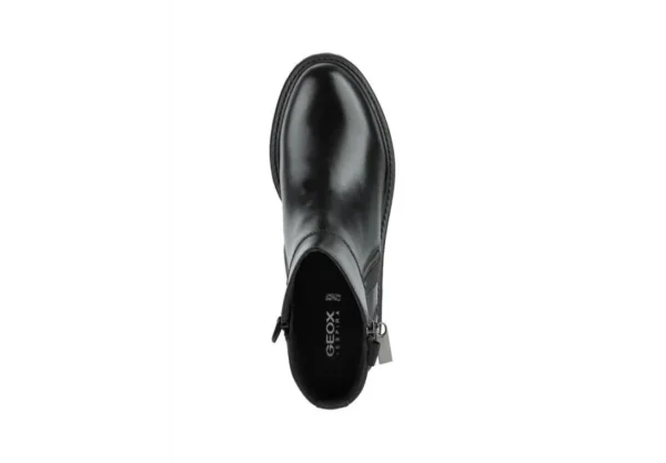 Donna Geox Tronchetto Da Donna In Pelle D26Hro Black